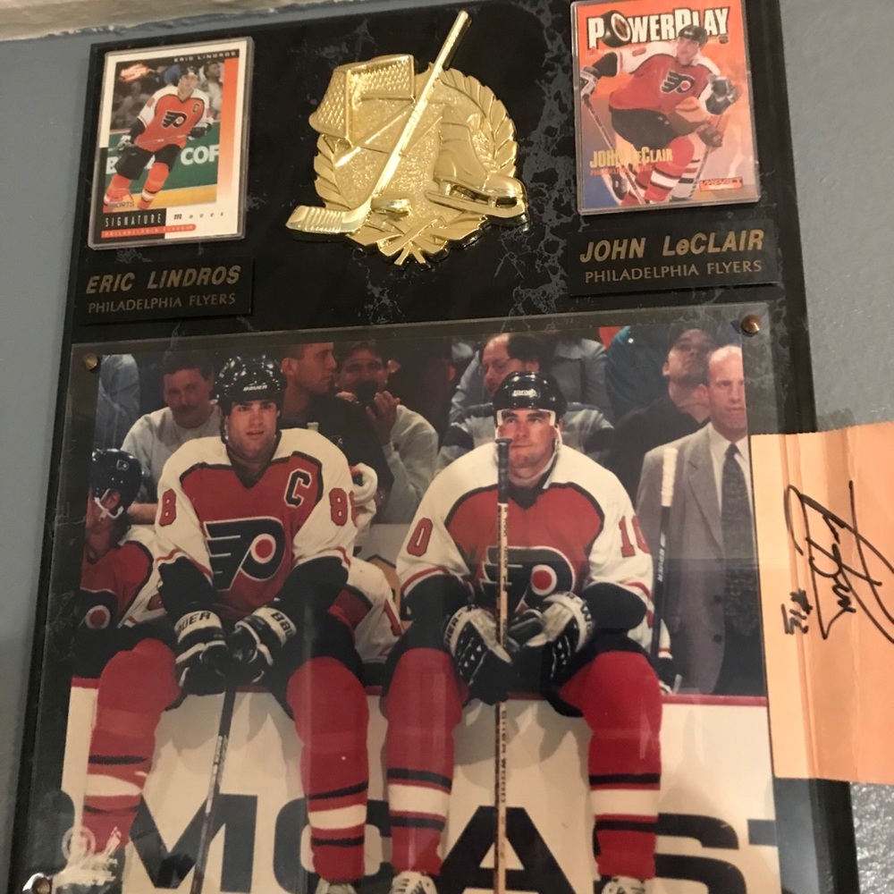 NHL hockey plaque of Philadelphia Flyers